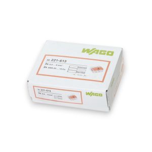 CAJA DE CONECTOR DE EMPALME PACK POR 30 UNIDADES 3 POLOS - 6MM²