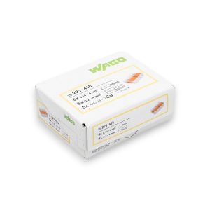 CAJA DE CONECTOR DE EMPALME PACK POR 25 UNIDADES 5 POLOS - 4MM²