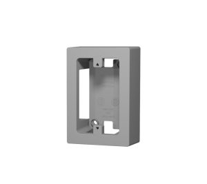 CAJA MONOBLOCK RECTANGULAR NEGRA EXTERIOR - NERA 85X130X50 MM