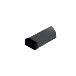 EXTREMO CABLE CANAL NEGRO NERA - IGNIFUGO - IP42 20X10MM