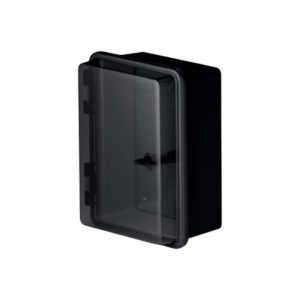 GABINETE ESTANCO CON BANDEJA NEGRO Q ENERGY - IP65 - NERA 325X465X180MM