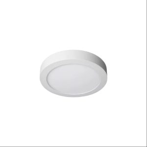 PANEL LED EXTERIOR BLANCO LUZ FRIA POLIPROPILENO - REDONDO 18W - 213X203X15