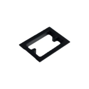 PORTA BASTIDOR CABLE CANAL NEGRO NERA - IGNIFUGO - IP42 100X50MM