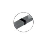 UNION RECTA CABLE CANAL NEGRO NERA - IP42 75X17MM