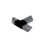 UNION TE PLANA CABLE CANAL NEGRO NERA - IGNIFUGO - IP42 100X50MM