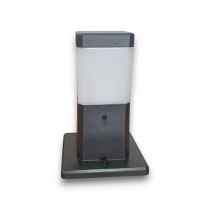 FAROL MARCASENDERO C/ KIT ESTACA RECTANGULAR - IP65 - E27 - AURA 100X100X257 MM - 1X15W