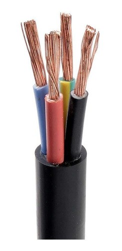 METRO CABLE TIPO TALLER NEGRO CATEGORIA II 1,1KV CLASE 4 4X1.5MM