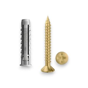TARUGO SX +  TORNILLO TMF 21 X 35 SX 6 + TMF 21X35 TARUGO: Ø6 MM - LONG:35 MM