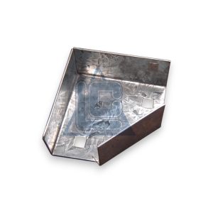 CURVA PLANA 90º PARA PERFIL C 1.6 GV ORIGEN - ZINGRIP 44 X 28 MM