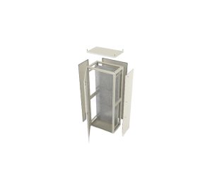 GABINETE MODULAR ESTANDAR CON TAPA TRASERA SERIE 97 900X2100X450