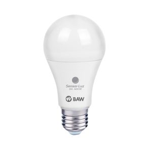 LAMPARA LED CON SENSOR E27 - A60 11W - 770LM