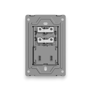 BASTIDOR 2 PUNTO Y 2 USB-C MONACO 10A - 250V - 30W