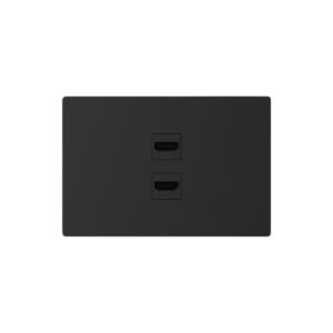 CONJUNTO ARMADO 2 HDMI NEGRO MONACO 220V