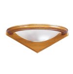 DIFUSOR 1 LUZ MADERA ROBLE HORIZONTAL PLAFONES Y DIFUSORES 330MM - E27