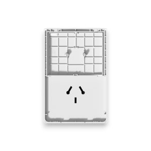 TAPA 1 PUNTO Y 1 TOMACORRIENTE BINORMA BLANCO MONACO