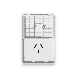 TAPA 1 PUNTO Y 1 TOMACORRIENTE BLANCO MONACO