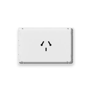 TAPA 1 TOMACORRIENTE BINORMA HORIZONTAL BLANCO MONACO