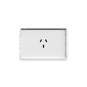 TAPA 1 TOMACORRIENTE HORIZONTAL BLANCO MONACO