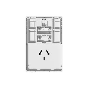 TAPA 2 PUNTOS Y 1 TOMACORRIENTE BINORMA BLANCO MONACO 10A - 250V