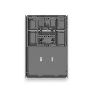 TAPA 2 PUNTO Y 2 USB-C GRIS MONACO