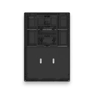 TAPA 2 PUNTO Y 2 USB-C NEGRO MONACO
