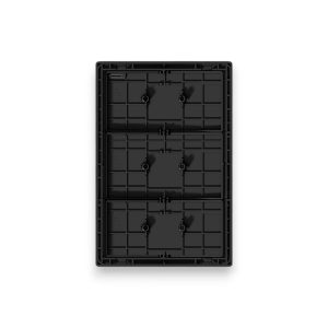 TAPA CONJUNTO ARMADO 3 PUNTOS NEGRO MONACO