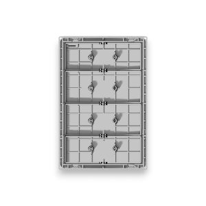 TAPA CONJUNTO ARMADO 4 PUNTOS BLANCO MONACO