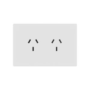 TOMACORRIENTE DOBLE BLANCO MONACO 250V - 50/60HZ - 10A