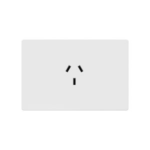 TOMACORRIENTE HORIZONTAL BLANCO MONACO 250V - 10A