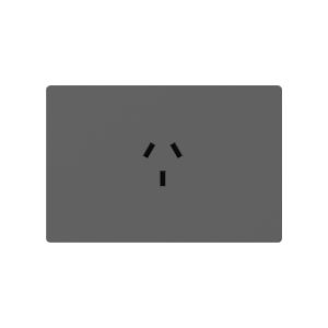 TOMACORRIENTE HORIZONTAL GRIS - 20A MONACO 250V - 20A