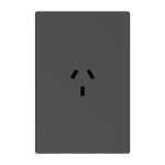 TOMACORRIENTE VERTICAL GRIS MONACO 250V - 10A