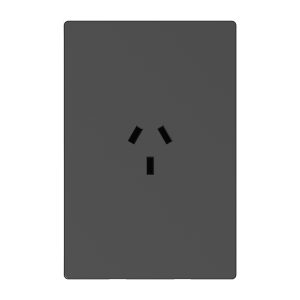 TOMACORRIENTE VERTICAL GRIS MONACO 250V - 10A