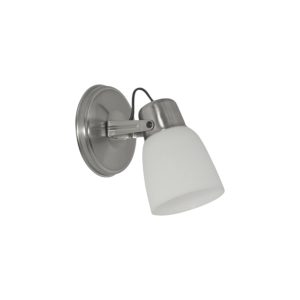 APLIQUE 1 LUCES OVAL CON TULIPA PVC PLATIL VALEN Ø110X120MM