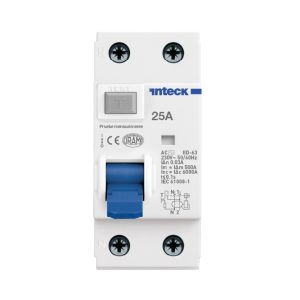 DIFERENCIAL 2X25A IID-63 30MA - 230V - 6KA