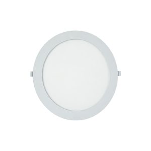 PANEL LED EMBUTIR BLANCO LUZ FRIA PROLIPROPILENO - REDONDO 6W