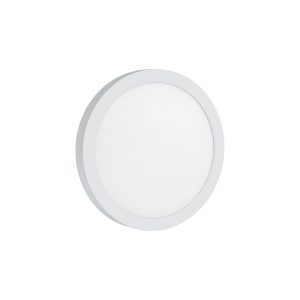 PANEL LED EXTERIOR BLANCO LUZ FRIA PROLIPROPILENO - REDONDO 18W