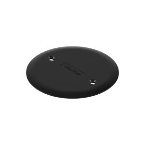 TAPA CIEGA PARA CAJA OCTOGONAL NEGRO PACK 12 UNIDADES Ø10.5MM