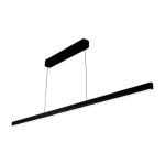 COLGANTE DIFUSOR NEGRO LUZ CALIDA LINE XS 24W - 1126MM