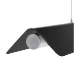COLGANTE TUBO NEGRO LUZ CALIDA LINE HAT 24W - 1126MM