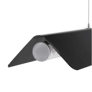 COLGANTE TUBO NEGRO LUZ CALIDA LINE HAT 24W - 1126MM