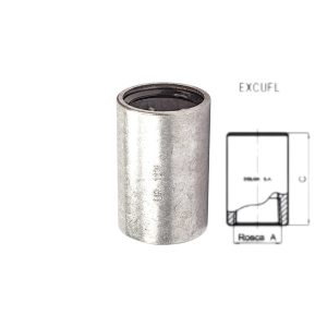 CUPLA DE UNION LISA USO EXTERIOR 3/4" - 50MM
