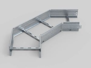 CURVA PLANA ESCALERA 90º PERFORADA - SMARTTRAY COLOR 150MM - ALA 90