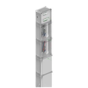 GABINETE DE MEDICION MULTIPLE MONOFASICO + TRIFASICO S/TM S/ID 2 SERVICIOS 285X1800X195MM