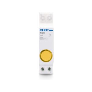 INDICADOR LUMINOSO PARA RIEL DIN AMARILLO ND9-1/Y 230V 20MA - 230VAC
