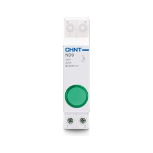 INDICADOR LUMINOSO PARA RIEL DIN VERDE ND9-1/G-230V 20MA - 230VAC