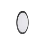 PANEL LED EMBUTIR NEGRO LUZ FRIA REDONDO 6W - 480LM - Ø118X15MM