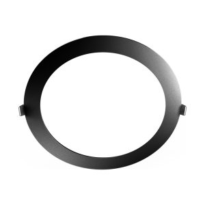 PANEL LED EMBUTIR NEGRO LUZ FRIA REDONDO 18W - 1620LM - Ø221X18MM