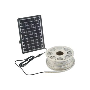TIRA LED SOLAR CON CONTROL REMOTO ASTOR - EXTERIOR - IP65 5W - 5V - 10M