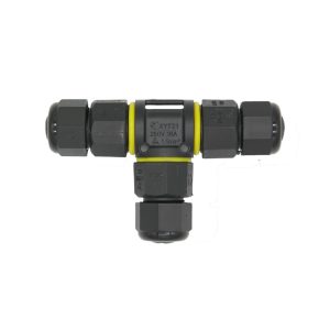 CONECTOR DE EMPALME ESTANCO IP68 - TIPO T 3 POLOS - 1.5MM²
