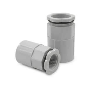 CONECTOR IP PARA CAÑO RIGIDO Y CORRUGADO 1" PVC 25MM